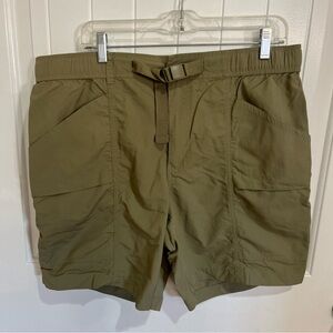 Eddie Bauer Men's Olive Cargo Shorts
